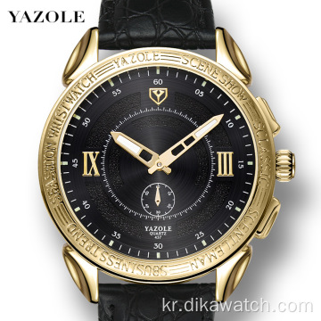 남성을위한 새로운 Yazole 437 공장 도매 시계 방수 고품질 브랜드 럭셔리 석영 시계
